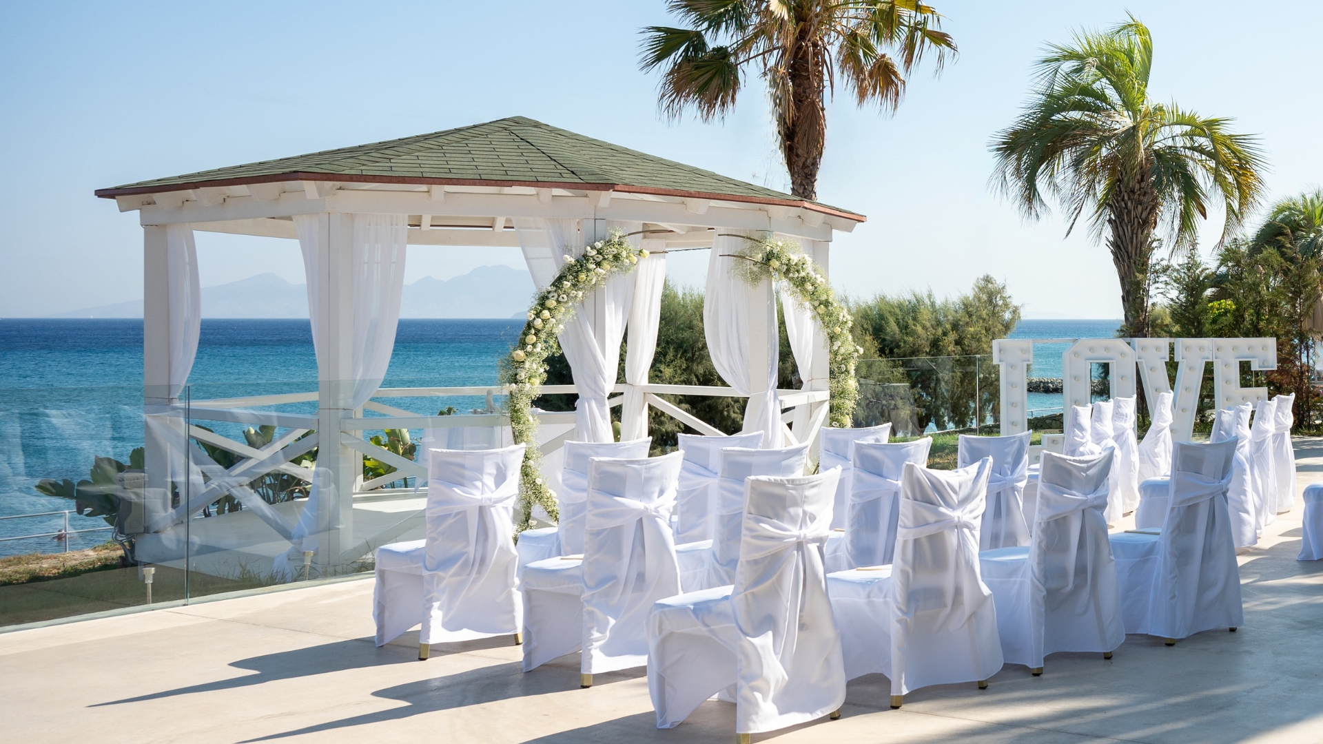 Book your wedding day in Holiday Village Atlantica Mikri Poli Kos